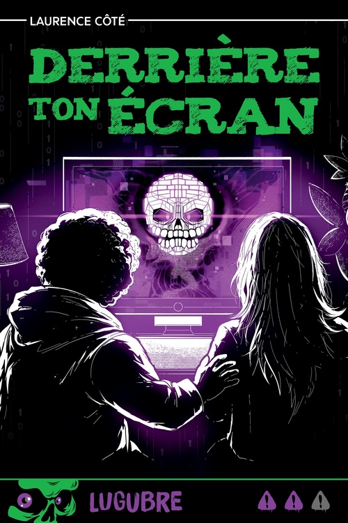 ebook cover of Derrière ton écran, by Laurence Côté