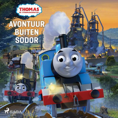 Couverture audiobook de Thomas de Stoomlocomotief - Avontuur buiten Sodor, de Mattel