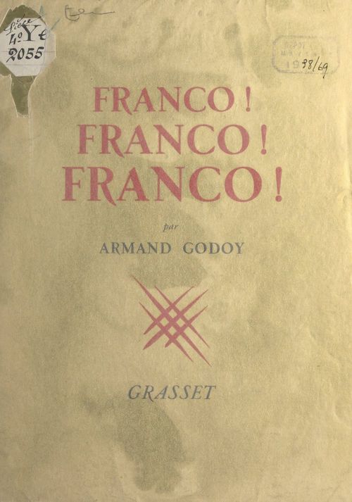Couverture ebook de Franco ! Franco ! Franco !, de Armand Godoy
