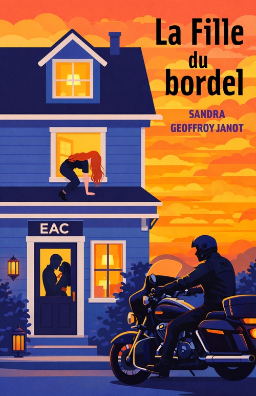 Couverture ebook de La Fille du bordel, de Sandra Geoffroy Janot