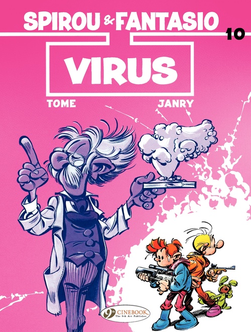 Couverture ebook de Spirou & Fantasio - Volume 10 - Virus, de Tome, Janry