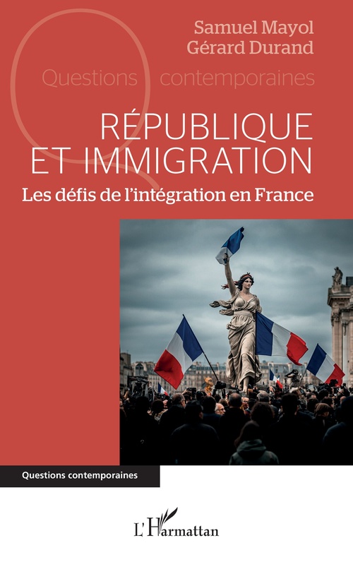 ebook cover of République et immigration, by Samuel Mayol, Gérard Durand