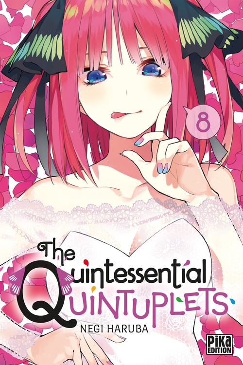 Couverture ebook de The Quintessential Quintuplets T08, de Negi Haruba