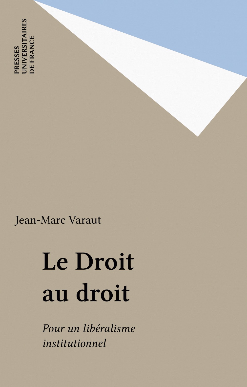 Couverture ebook de Le Droit au droit, de Jean-marc Varaut