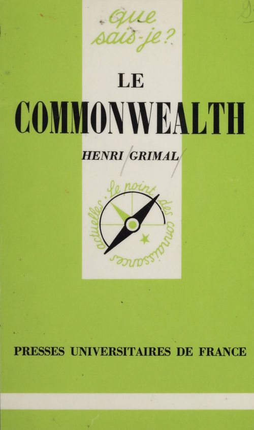ebook cover of Le Commonwealth britannique, by Henri Grimal