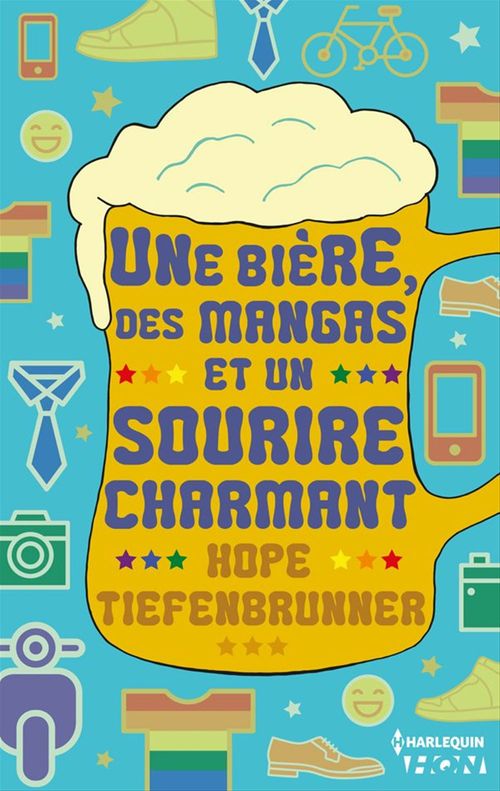 ebook cover of Une bière, des mangas et un sourire charmant, by Hope Tiefenbrunner