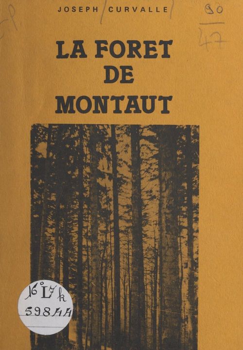 ebook cover of La forêt de Montaut, by Joseph Curvalle