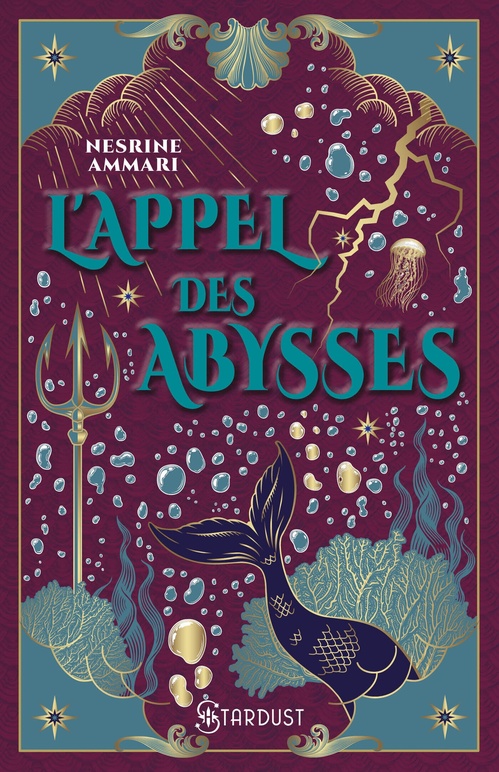 Couverture ebook de L'appel des abysses - Le chant de la tempête 02, de Nesrine Ammari