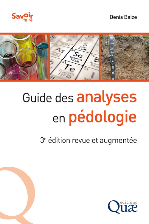 ebook cover of Guide des analyses en pédologie, by Denis Baize