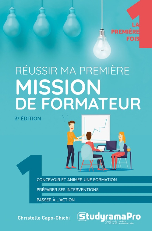 Couverture ebook de Réussir ma première mission de formateur, de Christelle Capo-Chichi