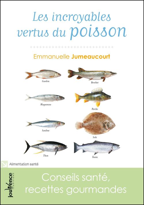 Couverture ebook de Les incroyables vertus du poisson, de Emmanuelle Jumeaucourt