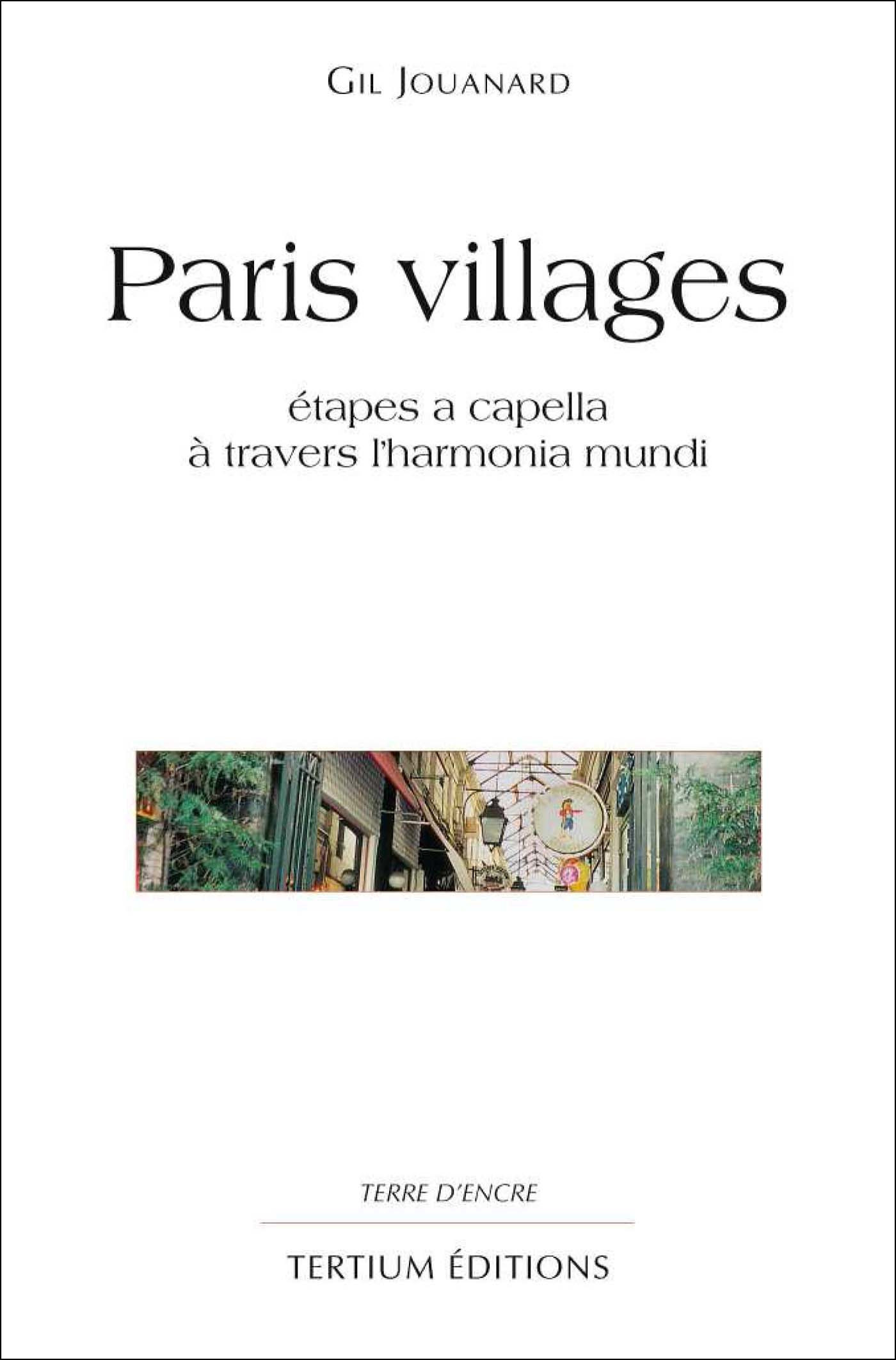 ebook cover of Paris villages, by Jouanard