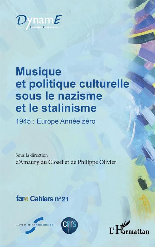 Couverture ebook de Musique et politique culturelle sous le nazisme et le stalinisme, de