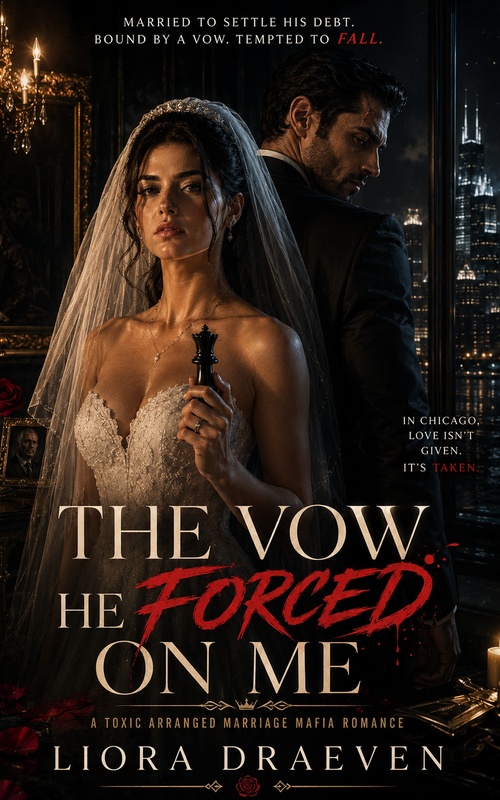 ebook cover of The Vow He Forced On Me, by Liora Draeven