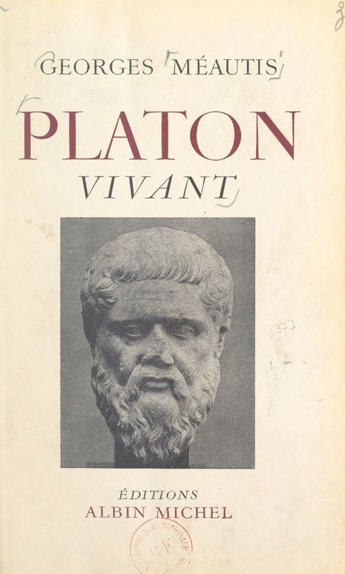 Couverture ebook de Platon vivant, de Georges Méautis