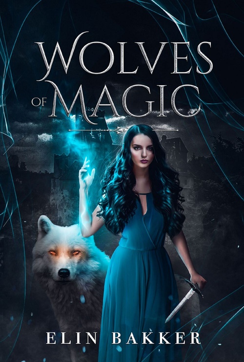 ebook cover of Wolves of magic, by Elin Bakker