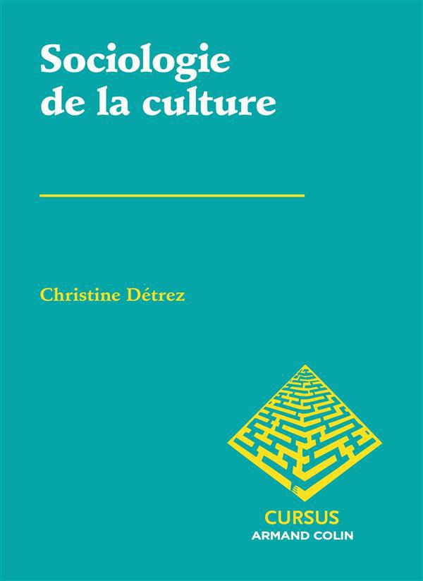 ebook cover of Sociologie de la culture, by Christine Détrez