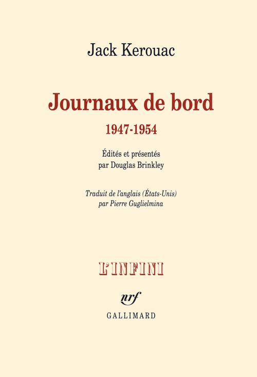 ebook cover of Journaux de bord (1947-1954), by Jack Kerouac