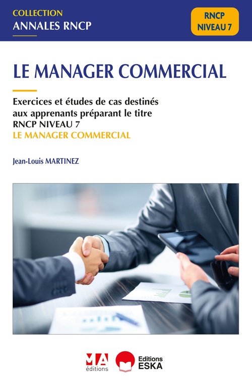 ebook cover of Le manager commercial, by Jean-Louis Martinez