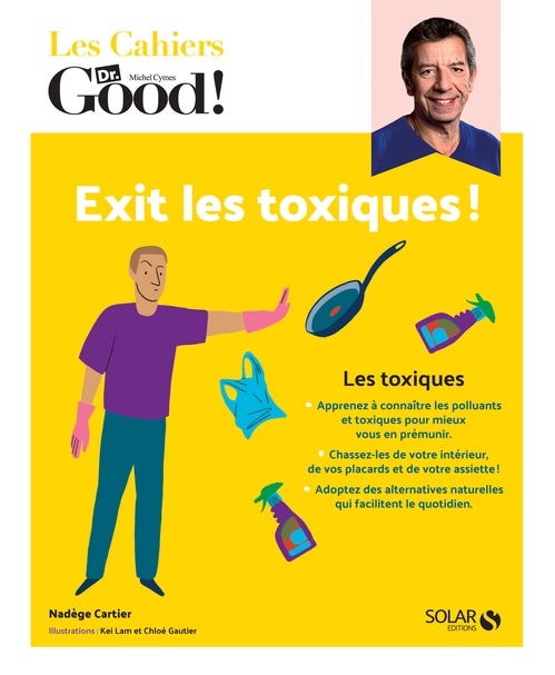 Couverture ebook de Exit les toxiques !, de Nadège Cartier