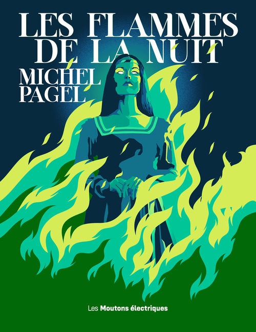 Couverture ebook de Les flammes de la nuit, de Michel Pagel