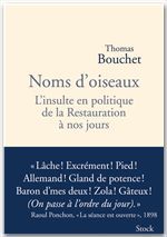 ebook cover of Noms d'oiseaux, by Thomas Bouchet