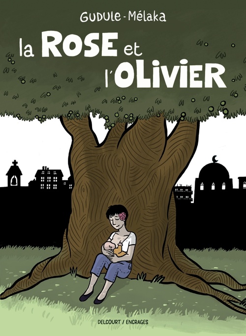 Couverture ebook de La Rose et l'Olivier, de Mélaka