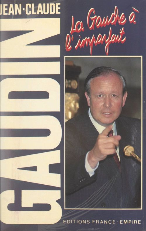 Couverture ebook de La gauche à l'imparfait, de Jean-Claude Gaudin
