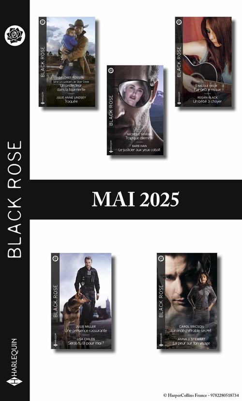 Couverture ebook de Pack mensuel Black Rose - 10 romans (mai 2025), de Collectif