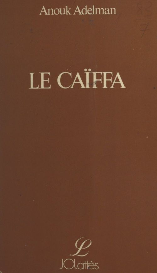 ebook cover of Le Caïffa, by Anouk Adelmann
