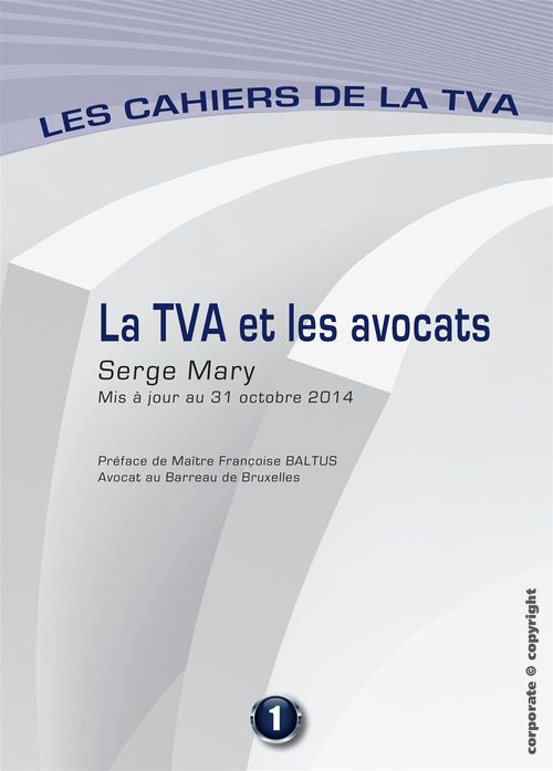 ebook cover of La TVA et les avocats, by Serge Mary