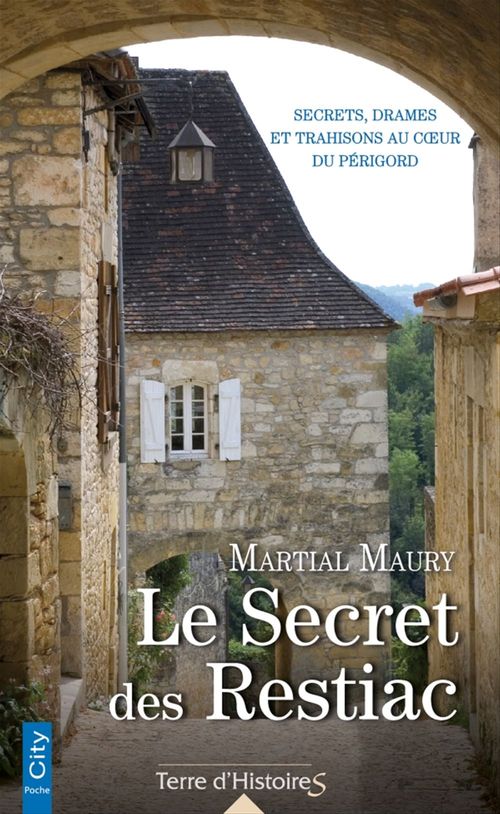 Couverture ebook de Le secret des Restiac, de Martial Maury