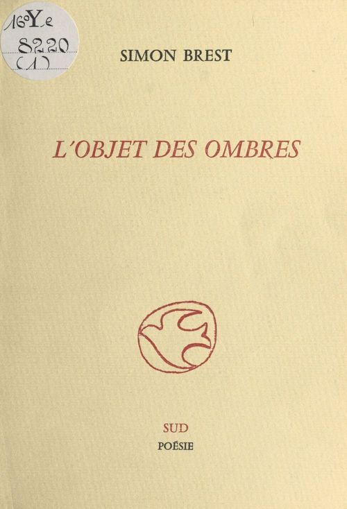 Couverture ebook de L'objet des ombres, de Sud