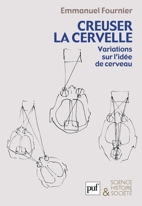 Couverture ebook de Creuser la cervelle : Variations sur l'idée de cerveau, de Emmanuel Fournier