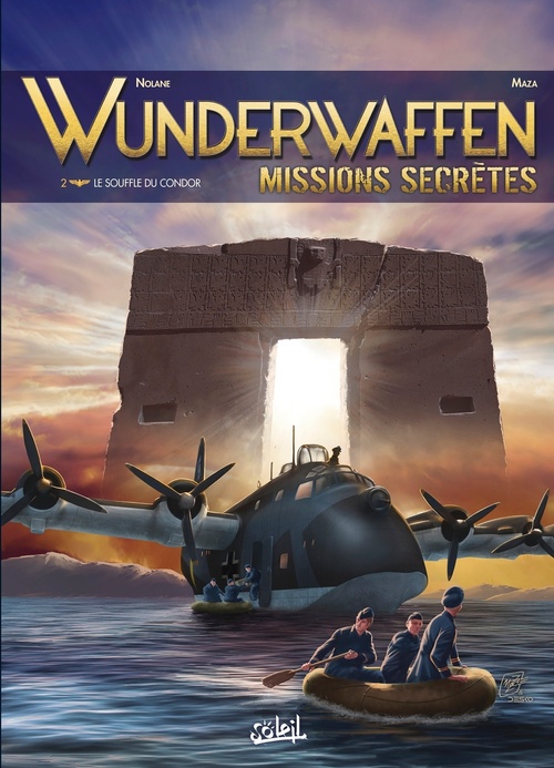 Couverture ebook de Wunderwaffen Missions secrètes T02 - Le Souffle du condor, de Richard D. Nolane