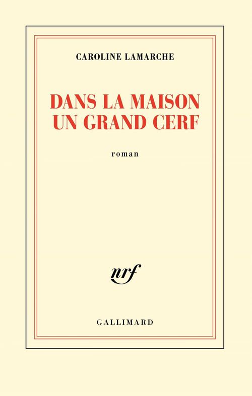 ebook cover of Dans la maison un grand cerf, by Caroline Lamarche