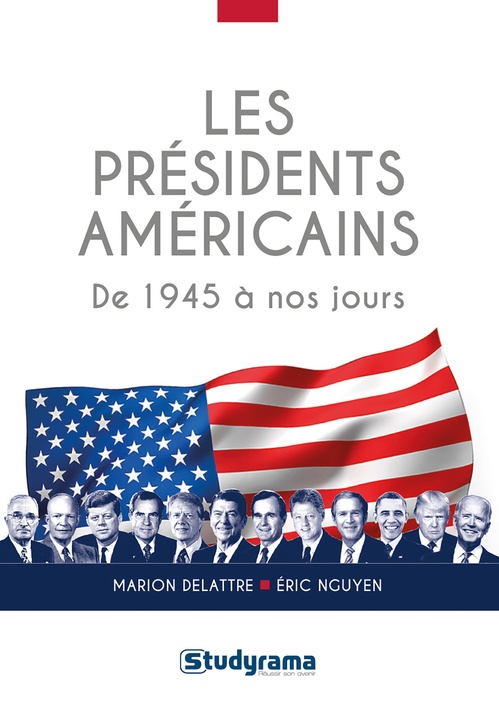 Couverture ebook de Les présidents américains, de Marion Delattre, Eric Nguyen