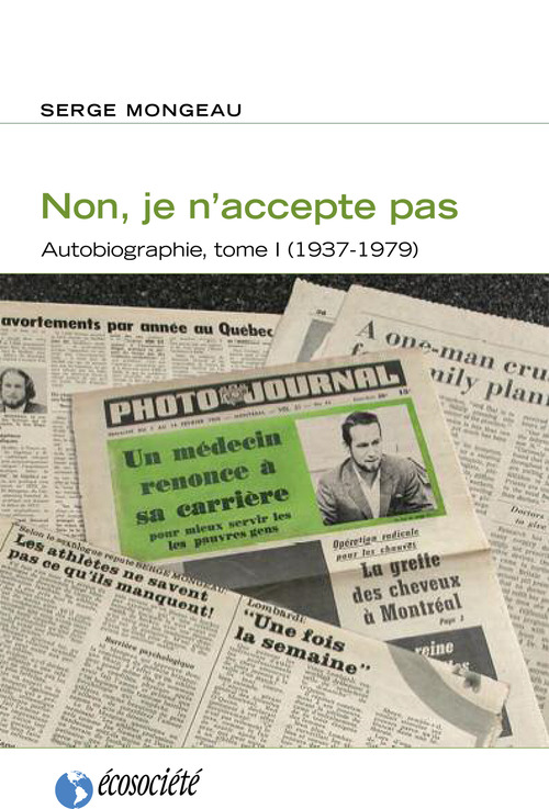 Couverture ebook de Non, je n'accepte pas, de Serge Mongeau