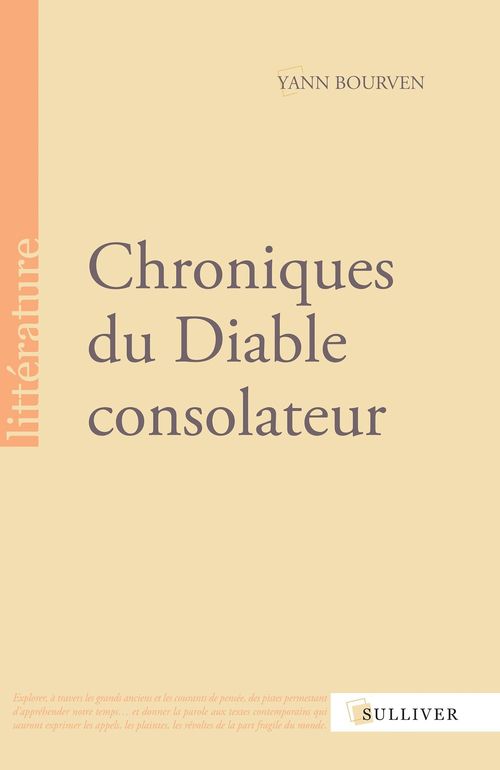 Couverture ebook de Chroniques du Diable consolateur, de Yann Bourven