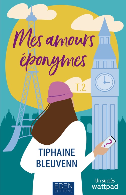 Couverture ebook de Mes amours éponymes T2, de Tiphaine Bleuvenn