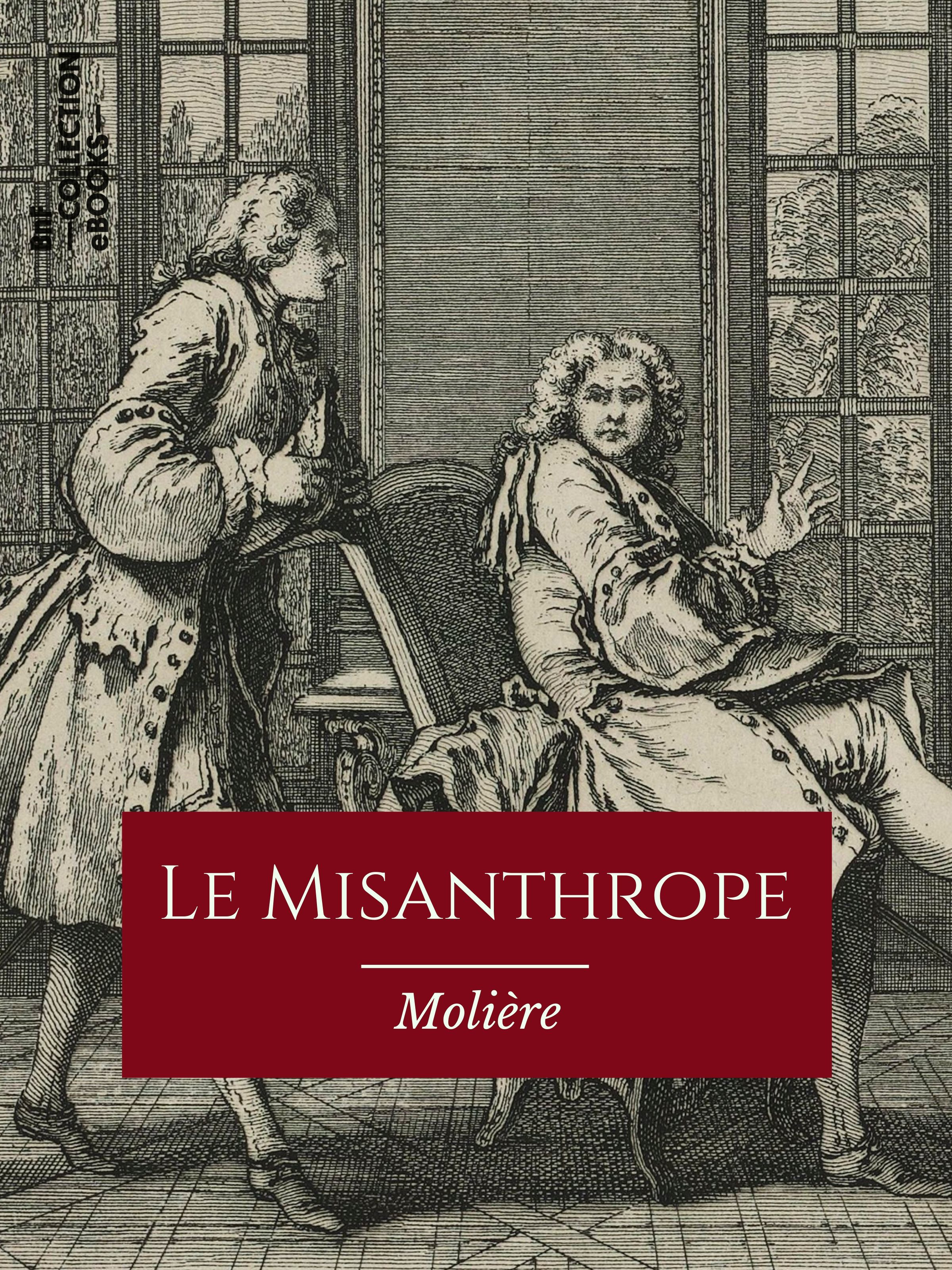 ebook cover of Le Misanthrope, by Molière