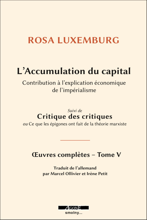 Couverture ebook de L´accumulation du capital, de Rosa Luxemburg