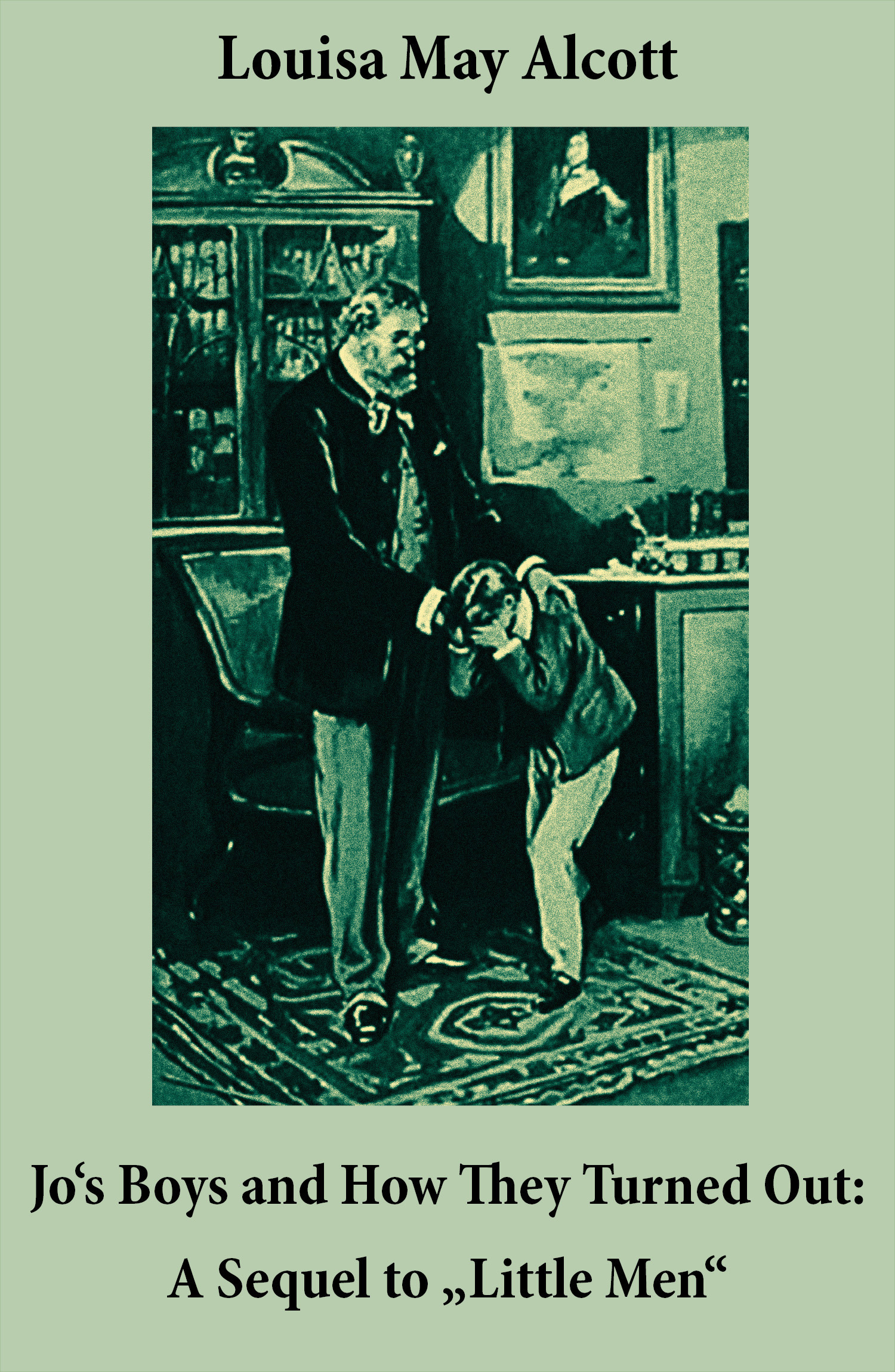 ebook cover of Jo's Boys and How They Turned Out: A Sequel to "Little Men" (Unabridged), by Louisa May Alcott