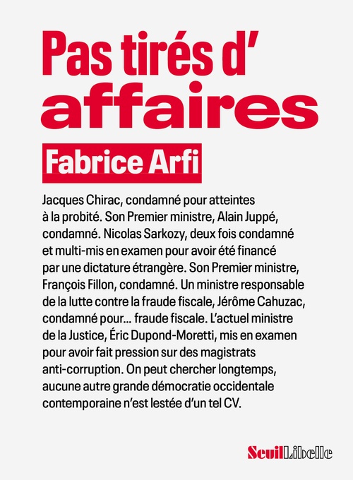 Couverture ebook de Pas tirés d'affaires, de Fabrice Arfi