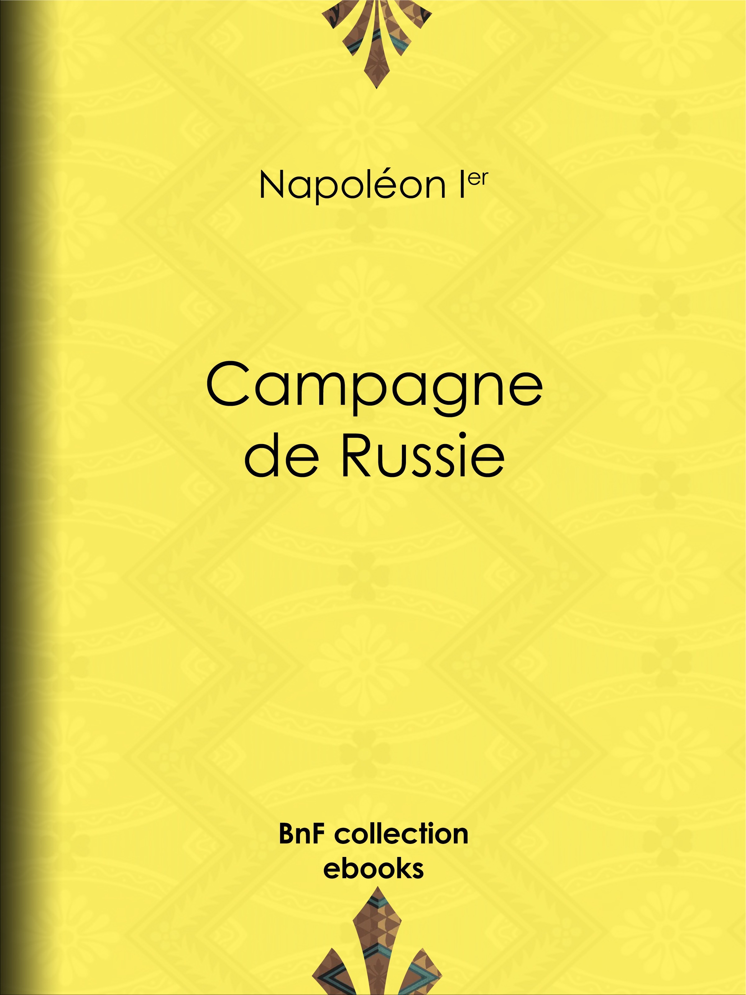 ebook cover of Campagne de Russie, by Napoléon Ier