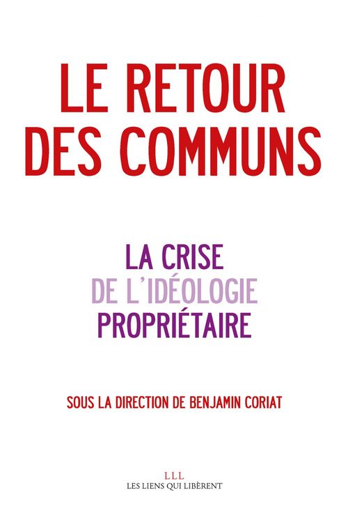Couverture ebook de Le retour des communs, de Benjamin Coriat