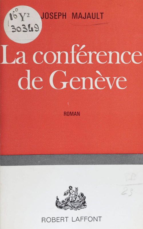 Couverture ebook de La conférence de Genève, de Joseph Majault
