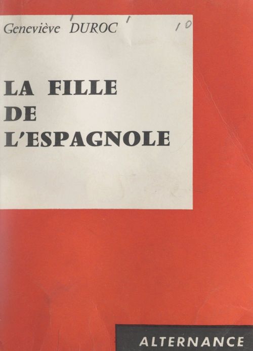 Couverture ebook de La fille de l'Espagnole, de Genevieve Duroc