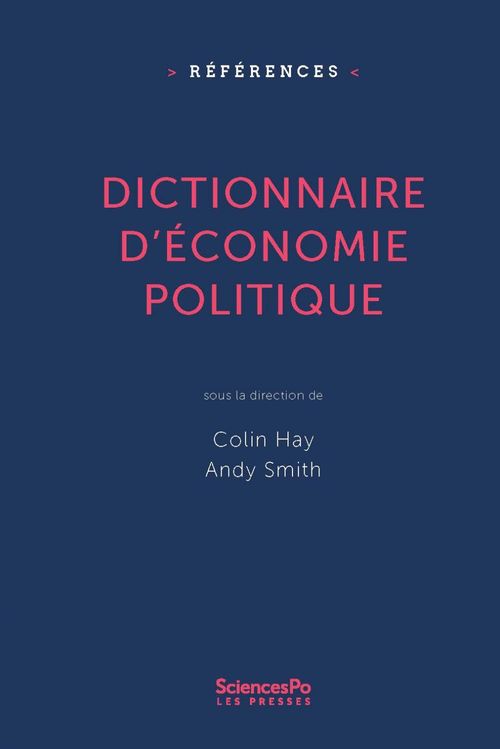 ebook cover of Dictionnaire d'économie politique, by Colin Hay, Andy Smith