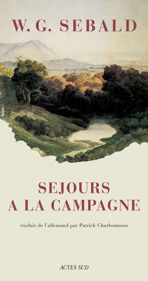 Couverture ebook de Séjours à la campagne, de W. G. Sebald